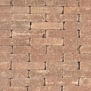 Trommelsteen 20X30X6cm Tambour Koperbruin A. van Elk BV